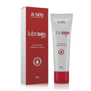 Lubrificante à Base de Água Beijável Lubrisex HOT 60g